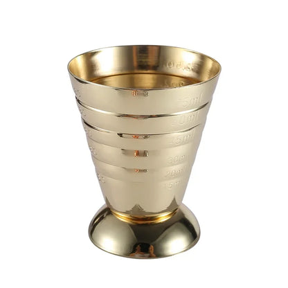 Jigger מדידה מדורג מנירוסטה – זהב וכסף