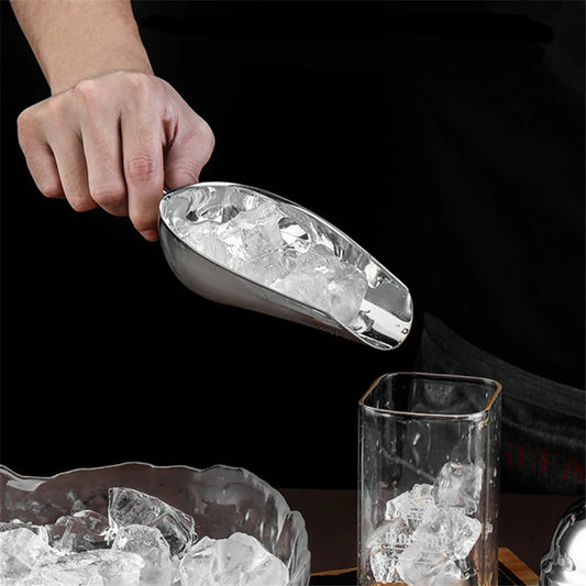 כף קרח מאלומיניום - Ice Scoop מקצועית